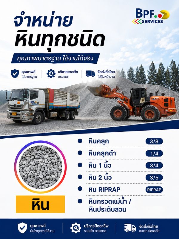 จำหน่ายหินทุกชนิด